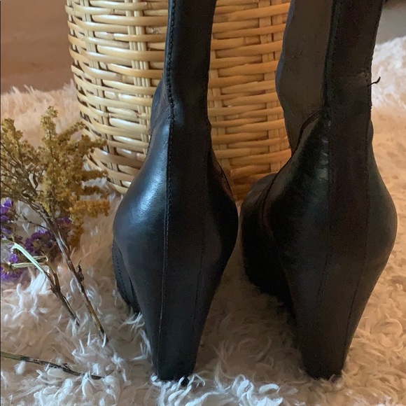 Rick Owens wedge platform bootie - Picture 8 of 8